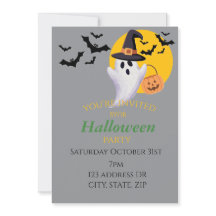Halloween-fest inbjudan