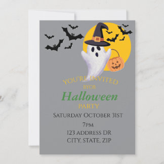 Halloween-fest inbjudan