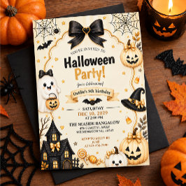 Halloween-fest inbjudan mall