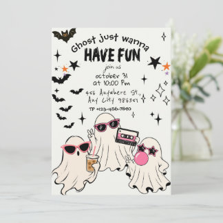Halloween-fest inbjudan | Skräckigt söt Halloween