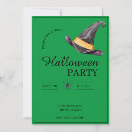 Halloween fest inbjudningar