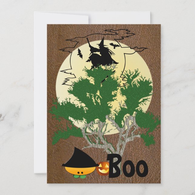 Halloween fest inbjudningar (Framsida)