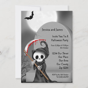 Halloween fest inbjudningar