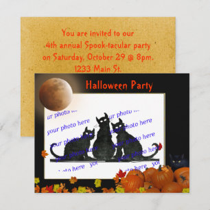 Halloween fest inbjudningar