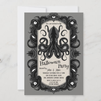 Halloween fest inbjudningar