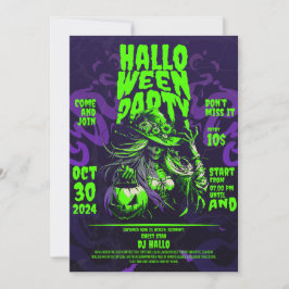 Halloween fest inbjudningar