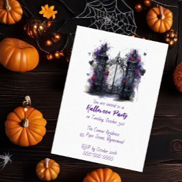 Halloween fest inbjudningar
