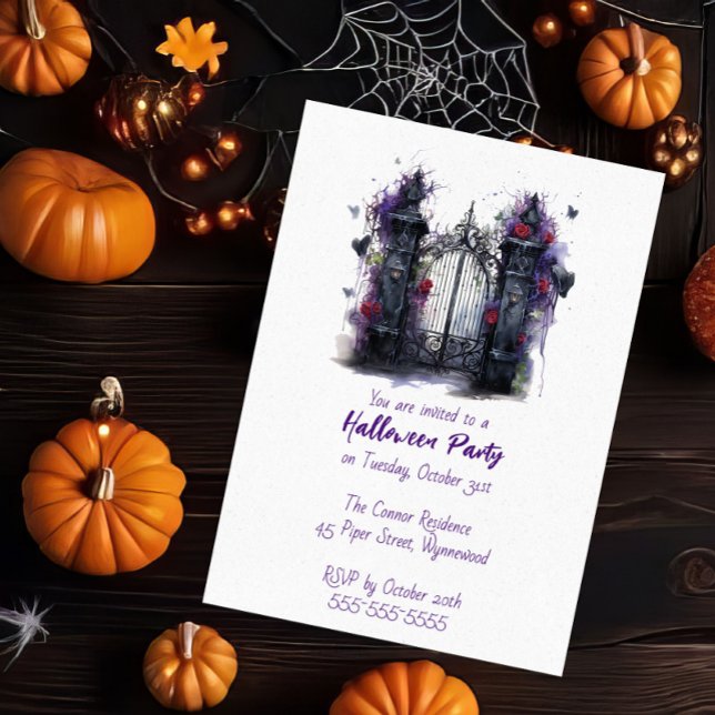 Halloween fest inbjudningar (Skapare uppladdad)