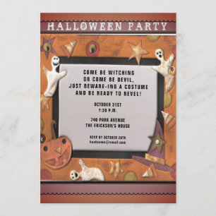 Halloween fest inbjudningar