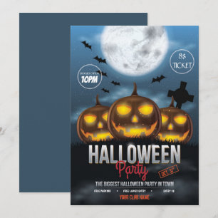 Halloween fest inbjudningar