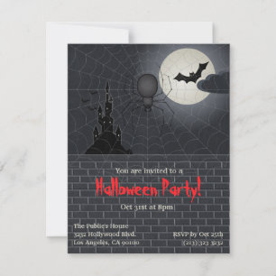 Halloween fest inbjudningar