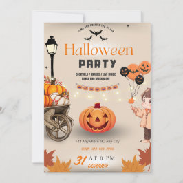 Halloween fest inbjudningar