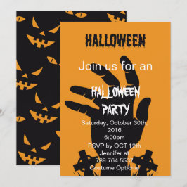 Halloween fest inbjudningar