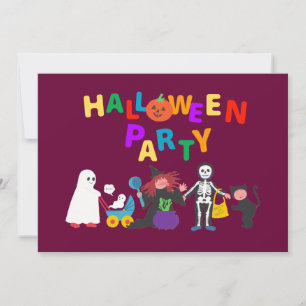 Halloween fest inbjudningar