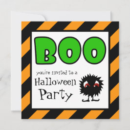 Halloween fest inbjudningar Little Meanie BOO