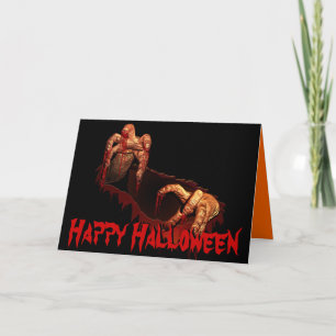 Halloween fest Inbjudningar Zombie-Anpassningsbar