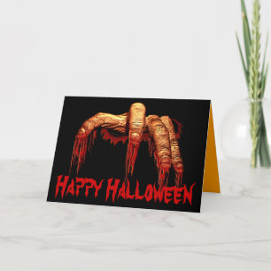 Halloween fest Inbjudningar Zombie-skräckkort