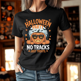 Halloween fest inga spår bara behandlar Pumpkin T Shirt