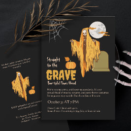 Halloween-fest Invitation | Förhöjd Humor Inbjudan