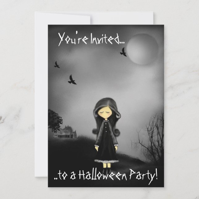 Halloween-fest Invitation Inbjudningar (Framsida)