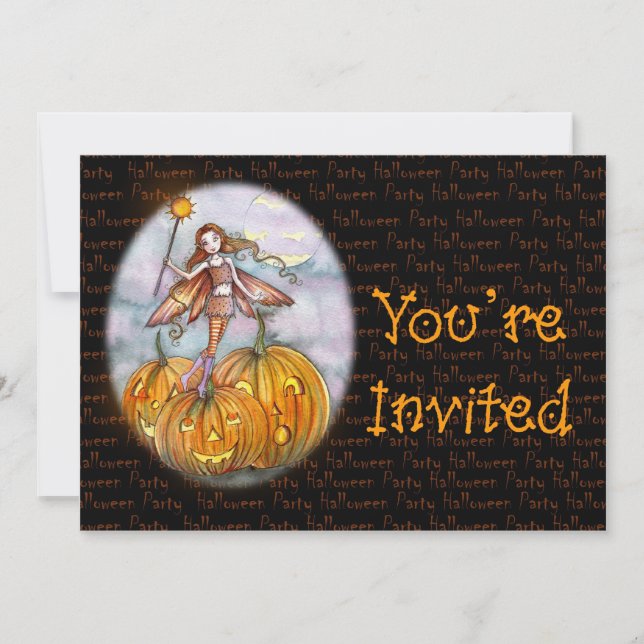 Halloween-fest Invitationer Inbjudningar (Framsida)