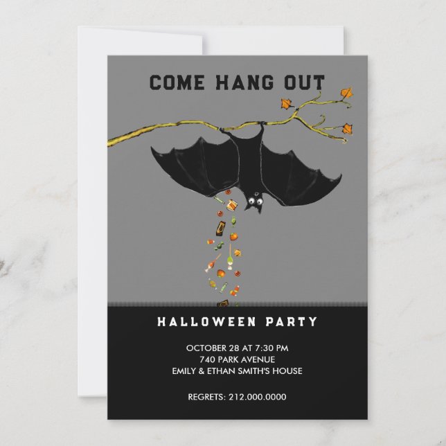 Halloween-fest Invitationer Inbjudningar (Framsida)