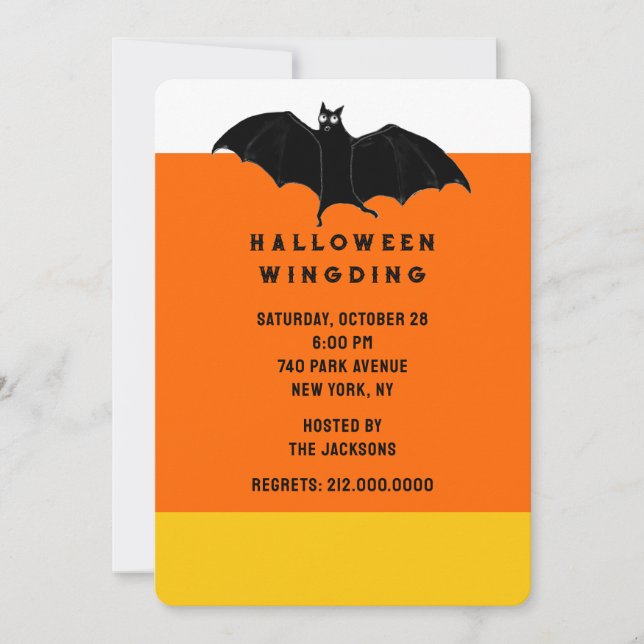 Halloween-fest Invitationer Inbjudningar (Framsida)
