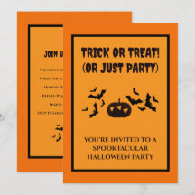 Halloween-fest Invitationskort Klassiskt Skräcktem