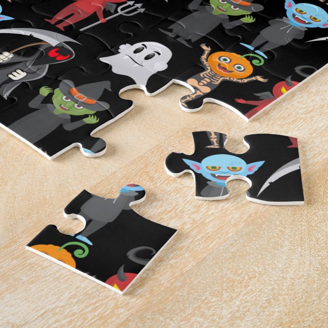 Halloween fest Jigszle Puzzle Pussel (Sidan)