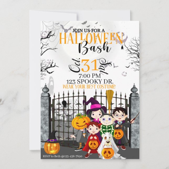 HALLOWEEN FEST, KIDS HALLOWEEN, COSTUME PARTY (Framsida)