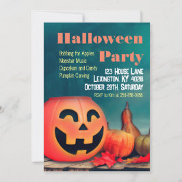 Halloween fest Kids och Vuxnor Inbjudningar