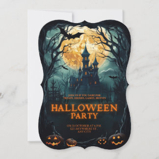 Halloween fest-kort