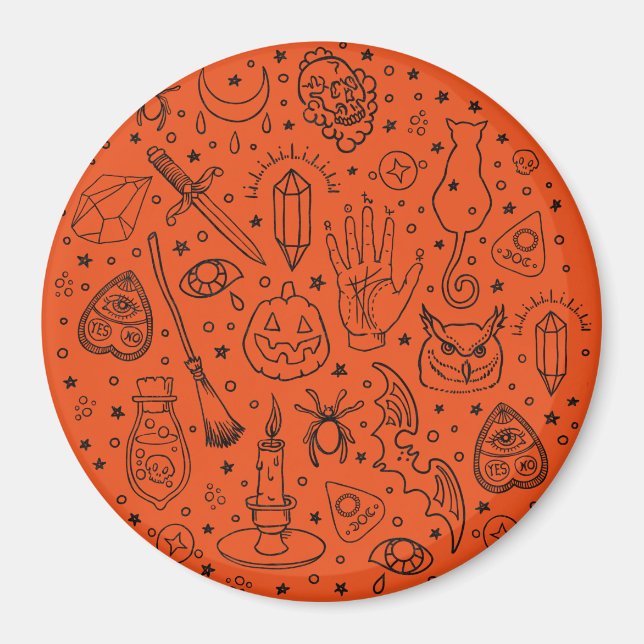 Halloween fest magnet (Framsidan)