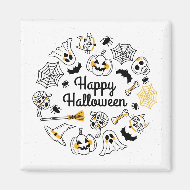 Halloween fest Magnet (Framsidan)