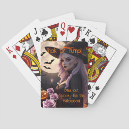 Halloween-fest med häx-tema party spel natt casinokort