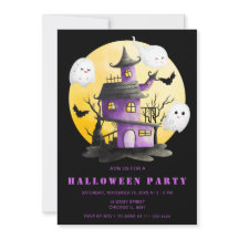 Halloween fest med hemligt hus och Spöken