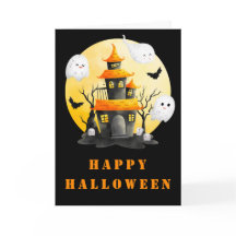 Halloween fest med hemligt hus och Spöken