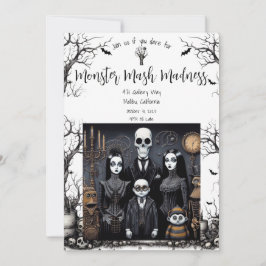 Halloween fest Monster Mash Inbjudningar