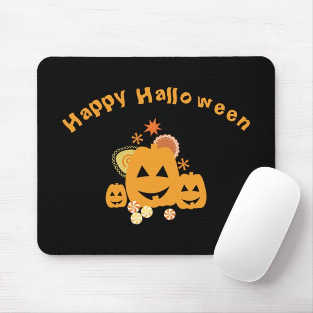 Halloween fest musmatta (Med mus)