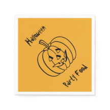 Halloween fest Napkins by RoseWrites