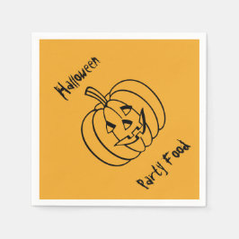 Halloween fest Napkins by RoseWrites Pappersservett