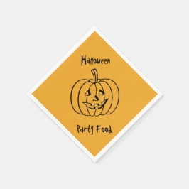 Halloween fest Napkins by RoseWrites Pappersservett