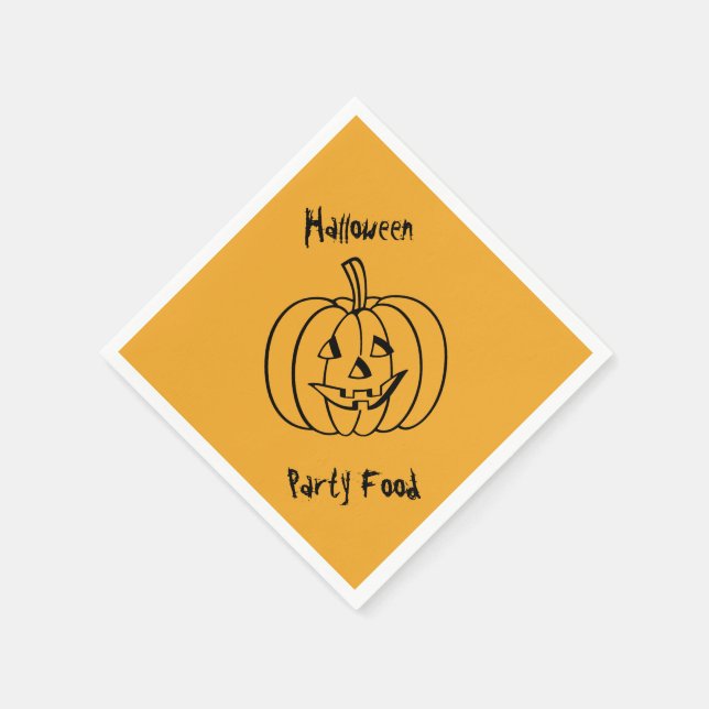 Halloween fest Napkins by RoseWrites Pappersservett (Hörn)