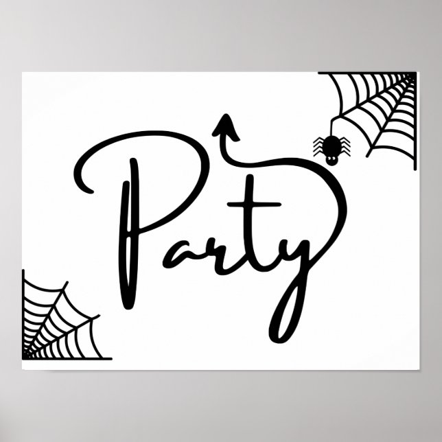 Halloween fest på den här vägen, rak framåt poster (Framsidan)