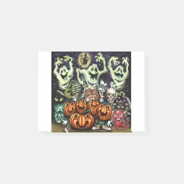 Halloween fest post-it block (Framsida)