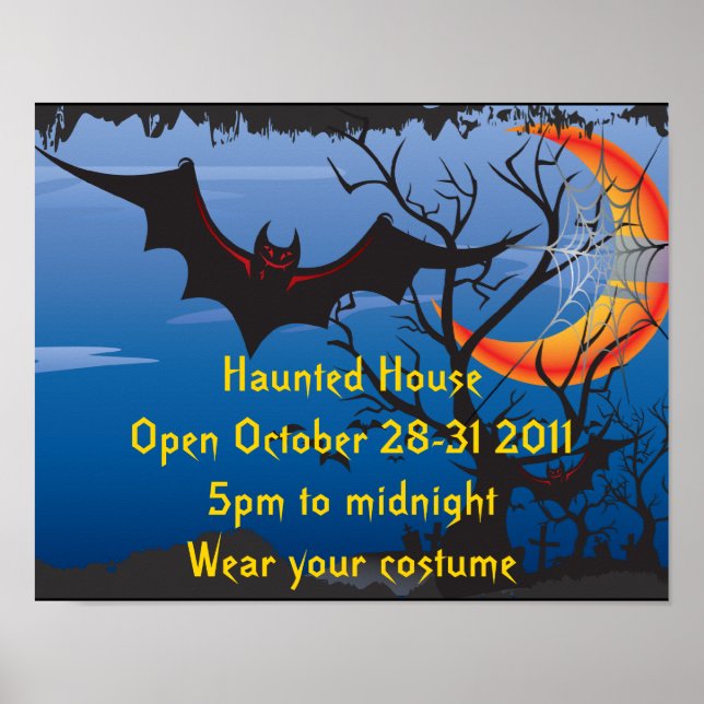 Halloween fest Poster (Framsidan)