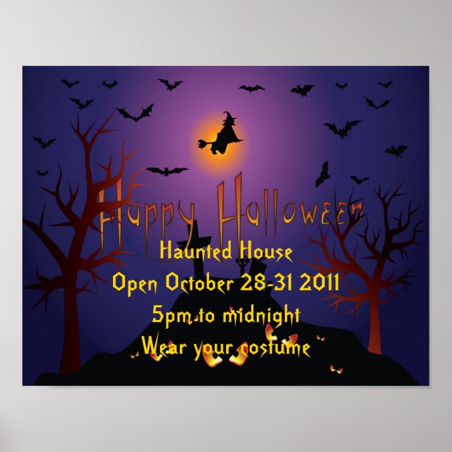 Halloween fest Poster (Framsidan)