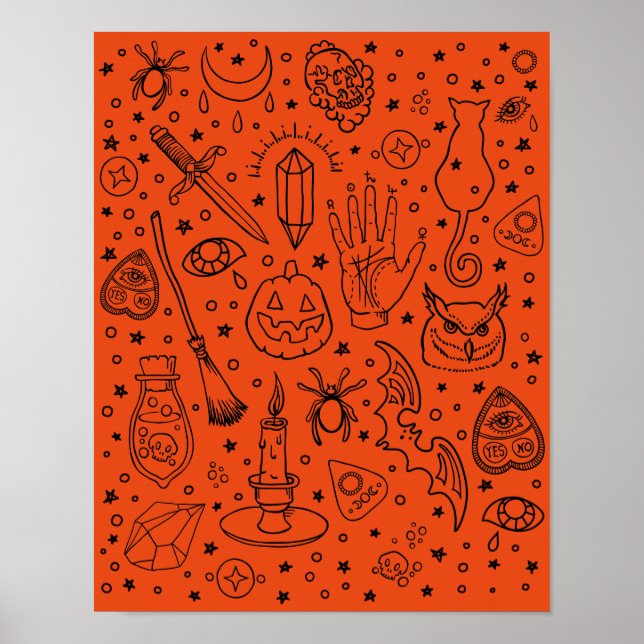 Halloween fest poster (Framsidan)