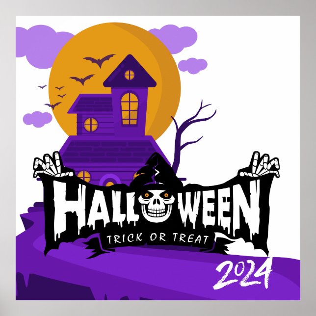 Halloween fest Poster 2024 (Framsidan)