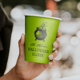 Halloween fest potion lustig grönt cauldron